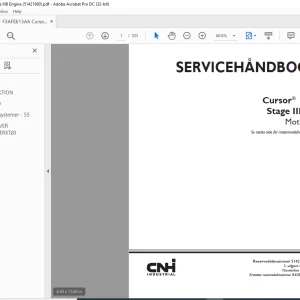 CNH Cursor® 10 Stage IIIB Motor SERVICEHÅNDBOG 51421980 - PDF DOWNLOAD