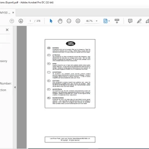Land Rover Discovery Series II Accessory Fitting Instructions Manual - PDF DOWNLOAD
