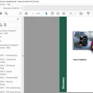 Land Rover Discovery Series II Owner's Handbook Manual VDH100610 - PDF DOWNLOAD