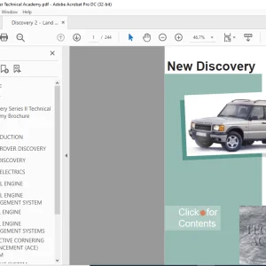 Land Rover Discovery Series II Technical Academy Brochure Manual - PDF DOWNLOAD