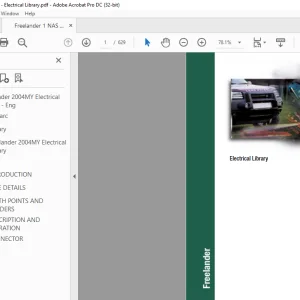 Land Rover Freelander 2004MY Electrical Library Manual LRL0652ENG - PDF DOWNLOAD