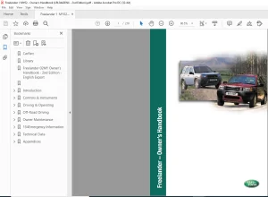 Land Rover Freelander Owner’s Handbook Manual LRL0442ENX - PDF DOWNLOAD