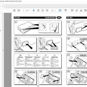 Land Rover Range Rover P38 MY95 Accessory Fitting Instructions Manual STC8510 - PDF DOWNLOAD