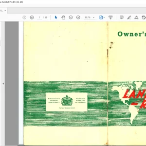 Land Rover Series IIA 'Regular' 'Long' & Forward Control Owner's Manual 4482 - PDF DOWNLOAD