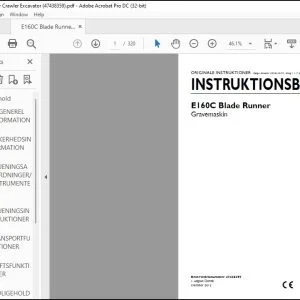 New Holland E160C Blade Runner Gravemaskin INSTRUKTIONSBOG 47438359 - PDF DOWNLOAD