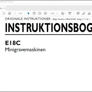 New Holland E18C Minigravemaskinen INSTRUKTIONSBOG 51557371 - PDF DOWNLOAD