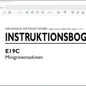New Holland E19C Minigravemaskinen INSTRUKTIONSBOG 90361763 - PDF DOWNLOAD