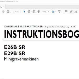 New Holland E26B SR E29B SR Minigravemaskinen INSTRUKTIONSBOG 47530104 - PDF DOWNLOAD