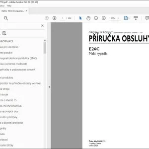 New Holland E26C Malá rypadla PRÍRUCKA OBSLUHY 51698772 - PDF DOWNLOAD