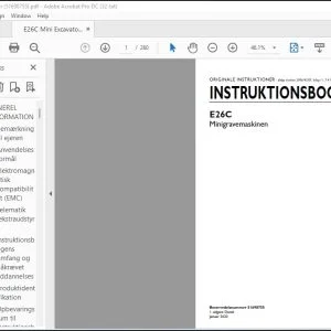New Holland E26C Minigravemaskinen INSTRUKTIONSBOG 51698755 - PDF DOWNLOAD