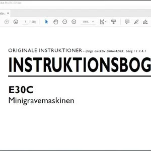 New Holland E30C Minigravemaskinen INSTRUKTIONSBOG 51632749 - PDF DOWNLOAD