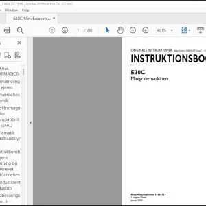 New Holland E30C Minigravemaskinen INSTRUKTIONSBOG 51698757 - PDF DOWNLOAD