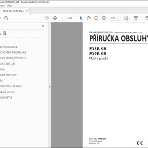 New Holland E35B SR E39B SR Malá rypadla PRÍRUCKA OBSLUHY 47529386 - PDF DOWNLOAD