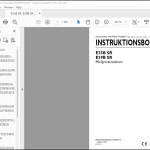 New Holland E35B SR E39B SR Minigravemaskinen INSTRUKTIONSBOG 47529316 - PDF DOWNLOAD