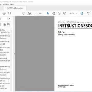 New Holland E37C Minigravemaskinen INSTRUKTIONSBOG 51644490 - PDF DOWNLOAD