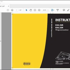 New Holland E40.2SR E50.2SR Minigravemaskiner INSTRUKTIONSBOG 84288558 - PDF DOWNLOAD