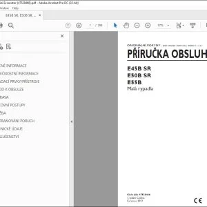 New Holland E45B SR E50B SR E55B Malá rypadla PRÍRUCKA OBSLUHY 47528466 - PDF DOWNLOAD
