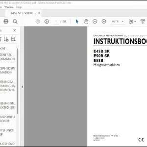 New Holland E45B SR E50B SR E55B Minigravemaskinen INSTRUKTIONSBOG 47528402 - PDF DOWNLOAD