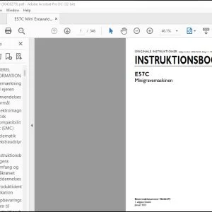 New Holland E57C Minigravemaskinen INSTRUKTIONSBOG 90436279 - PDF DOWNLOAD