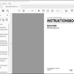 New Holland E85CMSR Midi Bandgrävare INSTRUKTIONSBOG 47516717 - PDF DOWNLOAD