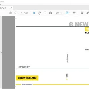 New Holland Kobelco E115SR Instruktionsbog 604.21.544.00 - PDF DOWNLOAD