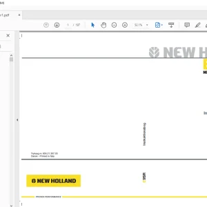 New Holland Kobelco E9SR Excavator Instruktionsbog 604.21.397.00 - PDF DOWNLOAD