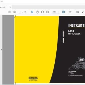 New Holland L150 MINILÆSSER INSTRUKTIONSBOG 84268446 - PDF DOWNLOAD