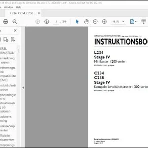 New Holland L234 Stage IV Minilæsser i 200-serien C234 C238 Stage IV Kompakt larvebåndslæsser i 200-serien INSTRUKTIONSBOG 48064631 - PDF DOWNLOAD