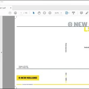 New Holland LS185B C185 Instruktionsbog 87612104 - PDF DOWNLOAD