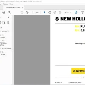 New Holland MH PLUS MH 5.6 Návod k použití 604.35.245.00 - PDF DOWNLOAD