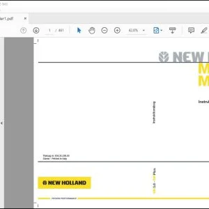 New Holland MH5.6 MHPlus INSTRUKTIONSBOG 604.35.238.00 - PDF DOWNLOAD
