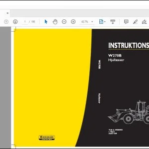 New Holland W270B Hjullæsser INSTRUKTIONSBOG 84266422 - PDF DOWNLOAD