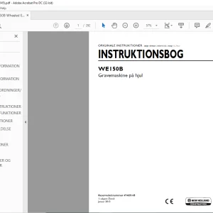 New Holland WE150B Gravemaskine på hjul INSTRUKTIONSBOG 47485145 - PDF DOWNLOAD