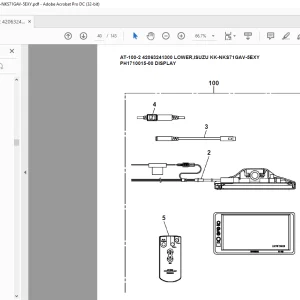 Tadano Crane AT-100-2 42063241300 LOWER,ISUZU KK-NKS71GAV-5EXY Spare Parts Catalog Manual - PDF DOWNLOAD