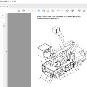 Tadano Crane AT-105-1 42055110100 LOWER,NISSAN U-SG2S41/SWG2SBFS41RD3 Spare Parts Catalog Manual - PDF DOWNLOAD