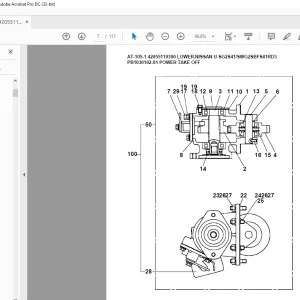 Tadano Crane AT-105-1 42055110300 LOWER NISSAN U-SG2H41/SWG2RBFH41RD3 Spare Parts Catalog Manual - PDF  DOWNLOAD