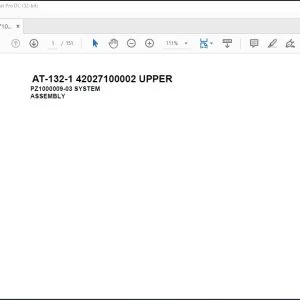 Tadano Crane AT-132-1 42027100002 UPPER Spare Parts Catalog Manual - PDF DOWNLOAD