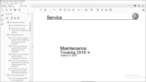 Volkswagen Touareg 2018 Factory Service Manual - PDF DOWNLOAD