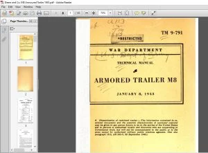 War Department Armored Trailer M8 Technical Manual 9-791 - PDF DOWNLOAD