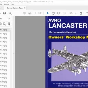1941 Avro Lancaster Owner Workshop Manual - PDF DOWNLOAD
