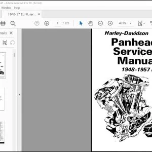 1948-1957 Harley Davidson Panhead Service Manual - PDF DOWNLOAD