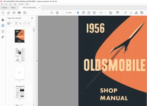 1956 Oldsmobile Shop Manual - PDF DOWNLOAD