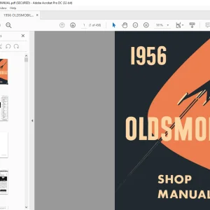 1956 Oldsmobile Shop Manual - PDF DOWNLOAD