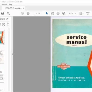 1959 Harley Davidson Duo-Glide 74 OHV Service Manual - PDF DOWNLOAD