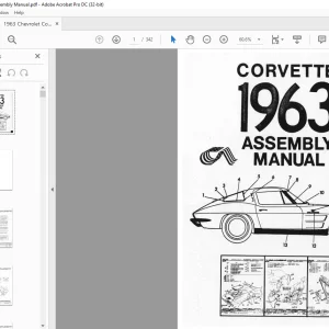 1963 Chevrolet Corvette Assembly Manual - PDF DOWNLOAD