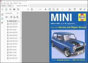 1969-2001 Mini 1000 Saloon Service & Repair Manual - PDF DOWNLOAD