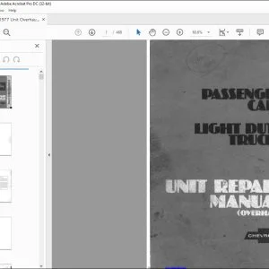 1977 Chevrolet Passenger Cars & Light Duty Truck Unit Repair Manual ST 333-77 - PDF DOWNLOAD