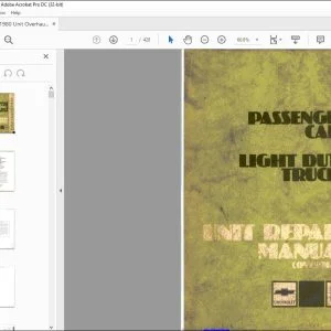 1980 Chevrolet Passenger Car & Light Duty Truck Unit Repair Manual ST 333-80 - PDF DOWNLOAD