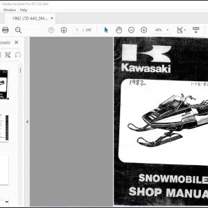 1982 Kawasaki Snowmobile LTD 440 Shop Manual - PDF DOWNLOAD