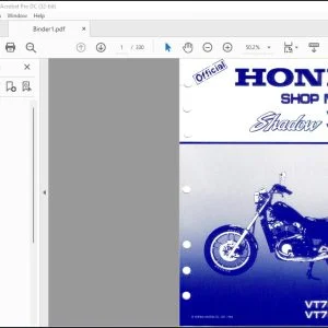 1983-1985 Honda Shadow VT700C VT750C Shop Manual - PDF DOWNLOAD